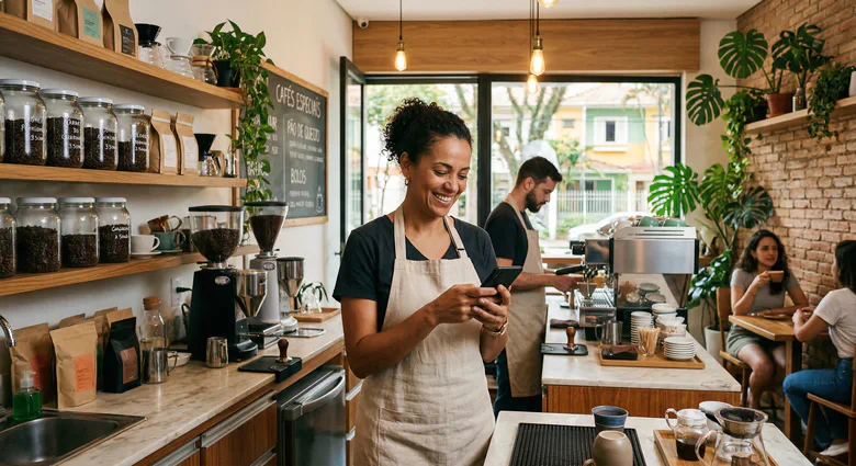 Cafeteria em Belo Horizonte no topo do Google Maps atraindo mais clientes